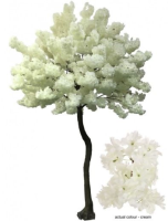 Artificial Silk Cherry Blossom Tree - 270cm, Cream