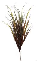 Artificial Grass Yucca Bush  - 83cm, Green/Burgundy