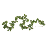Artificial Boxwood Leaf Garland - 183cm, Green