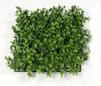 Artificial Buxus UV Top Mat Panel - 25cm, Green