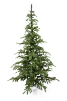 Artificial Noble Fir Christmas Tree - 270cm, Green