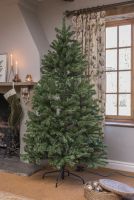 Artificial North Valley Spruce Hinged Christmas Tree - 120cm, Green