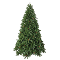 Artificial Linwood Hinged Pine Christmas Tree - 210cm, Green
