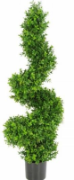 Artificial Buxus Topiary Spiral Tree - 150cm, Green