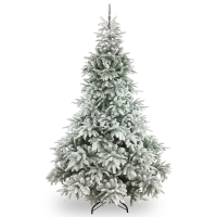 Artificial Frosted Andorra Fir Christmas Tree - 180cm, Green
