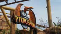 Overhead Entrance Signs For Theme Park Rides