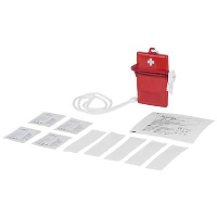 10 PIECE FIRST AID KIT in Red.