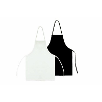 8OZ POLYCOTTON APRON with Long Cotton Handles.