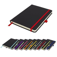 A5 LINED DE NIRO NOTE BOOK in Red.