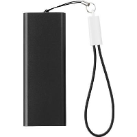 ALUMINIUM METAL POWER BANK with Li-polymer 2000mah.