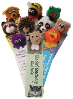 ANIMAL LOGO BUG BOOKMARK with Round Corners Printed Full Colour on One Side.
