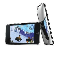 APPLE IPOD TOUCH MP3 PLAYER in Silver & Black.