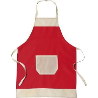 APRON in Red.