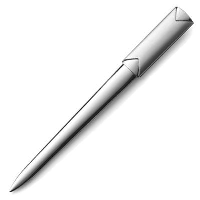 ARROWS METAL LETTER OPENER in Silver.