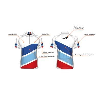 BESPOKE FULLY SUBLIMATED BICYCLE TOP.