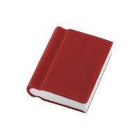 BOOK ERASER in Red.