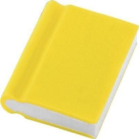 BOOK ERASER in Yellow.