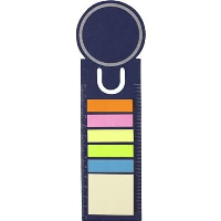 CARD BOOKMARK & INDEX TAPE FLAG MARKER SET in Blue.