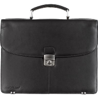 CHARLES DICKENS BRIEFCASE in Black.