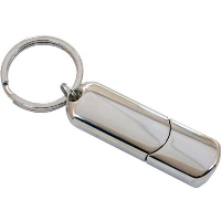 CITY EXECUTIVE SILVER FINISH USB FLASH DRIVE MEMORY STICK.