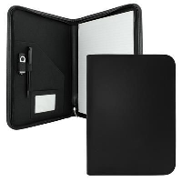 CLAPHAM A4 ZIP CONFERENCE PAD HOLDER.