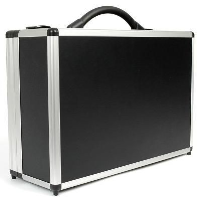 CLASSIC 127 PRESENTATION BRIEFCASE in Black.