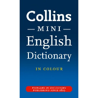COLLINS MINI ENGLISH DICTIONARY MINI EDITION in Blue.
