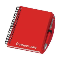 EASYBOOK SPIRAL WIRO BOUND NOTE BOOK in Red.