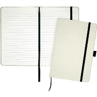 ECO-NATURAL DOWNSWOOD A5 COTTON NOTE BOOK in Natural.