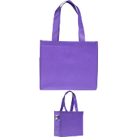 ELMSTED SHOPPER TOTE BAG in Purple.