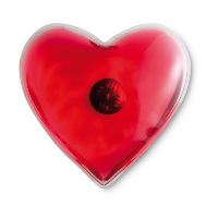 HEART SHAPE INSTANT HEAT HAND WARMER HOT PACK in Red.