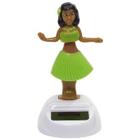 HULA SOLAR WOBBLER in Green.