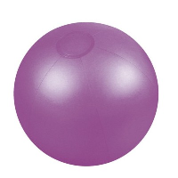 INFLATABLE BEACH BALL in Translucent Purple.