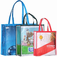 KNOWSLEY GLOSSY LAMINATED NON WOVEN BIG SHOPPER TOTE BAG FOR LIFE with Nylon Handles.