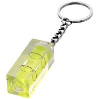 LEVELER KEYRING CHAIN in Clear Transparent.