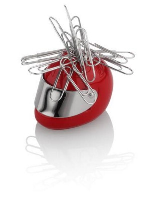 MOTORCYCLE HELMET PAPERCLIP HOLDER in Red.