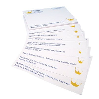 NOTESTIX MULTI MESSAGE A7 ADHESIVE STICKY NOTE PAD in White.