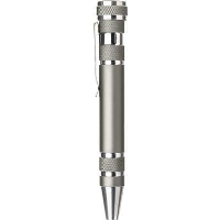 PEN SHAPE SCREWDRIVER in Grey & Silver.