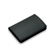 PHILIPPI GIANNI BUSINESS CARD HOLDER in Silver & Black.