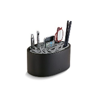 PHILIPPI GIORGIO UTILITY BOX EXECUTIVE DESK TIDY ORGANIZER in Black.