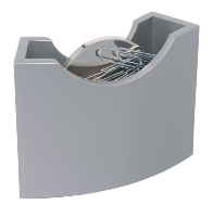 PISA METAL PAPERCLIP DISPENSER in Silver.