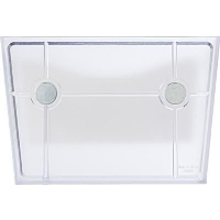 PLASTIC PEN HOLDER & WHITE BOARD in White includes Cleaning Stick, Supplied with Two Magnet on Back.