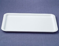 PLASTIC TRAY in White.