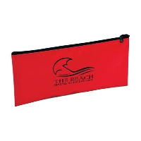 POLYESTER MULTI POUCH CASE in Red.