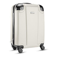 RETRO ABS CABIN LUGGAGE in Beige.