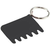 SILICON KEYBOARD BRUSH-BK in Black Solid.