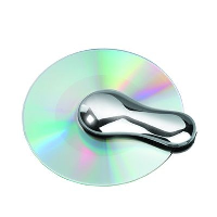 SINGER METAL CD CLEANER in Silver.