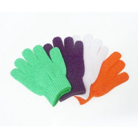 SINGLE EXFOLIATING WASH GLOVES.