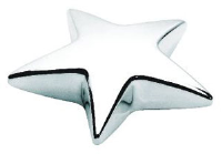 STAR AWARD PAPERWEIGHT in Nickel Plated Finish.