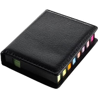 STICKY MEMO PAD & MARKER SET in Black Case.